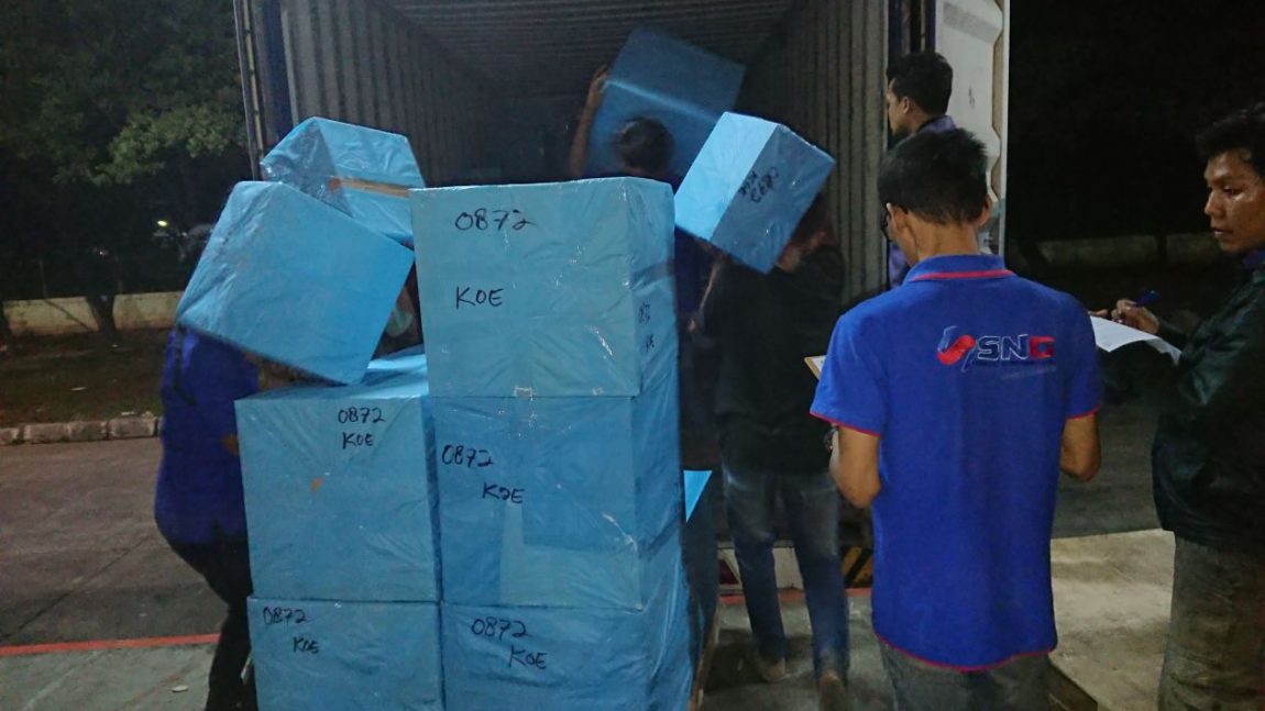 distribusi dinas pendidikan to kupang