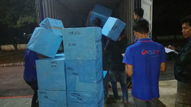 distribusi dinas pendidikan to kupang