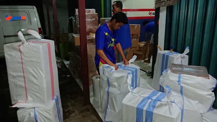 Distribusi ke pulau kalimantan