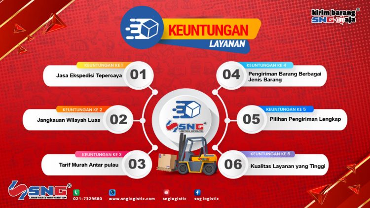 Ini 6 Keuntungan Menggunakan Layanan SNG Logistic