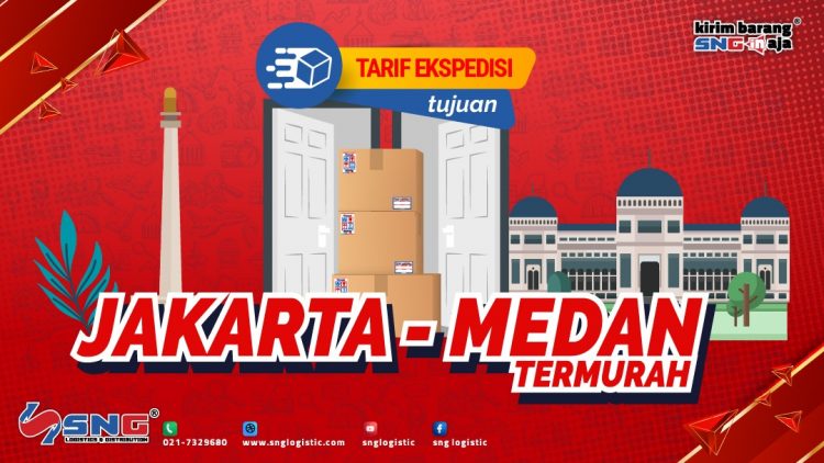 Jasa Pengiriman ke Medan Termurah Rp. 4500/Kg 5 Hari Sampai