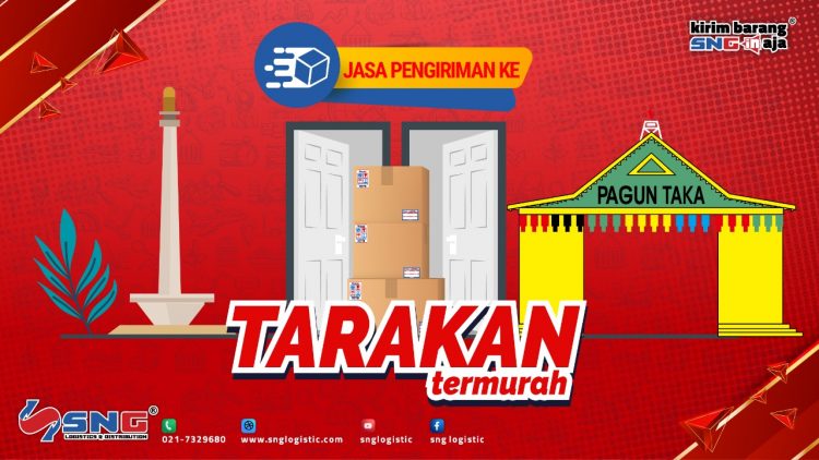 Jasa Pengiriman ke Tarakan dengan SNG Logistic, Termurah hanya Rp. 8500/Kg